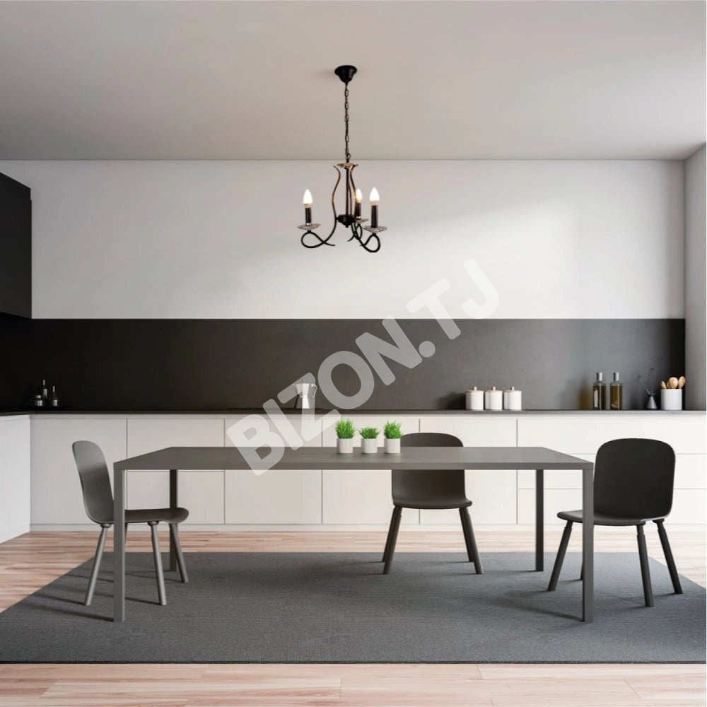 Светильник Candle Vintage Rustic черный French Chandelier потолочный светильник 3 or 5 or 8 Fittings, 156-18146 13