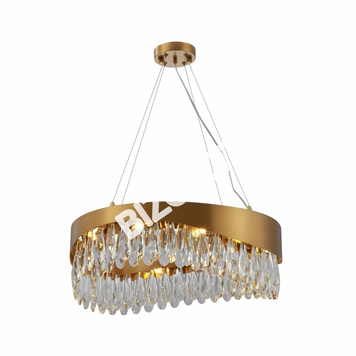 Люстра Chandelier BLK D800H220 12xG9 STAINLESS, 156-19570 2