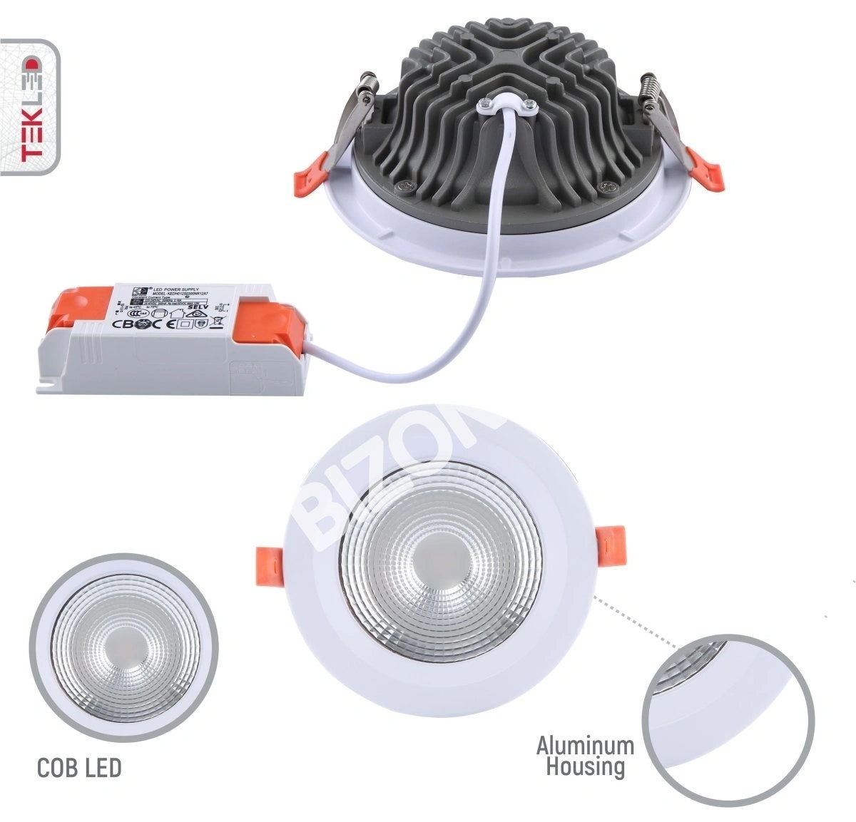 Светильник даунлайт LED AVENA новинка COB 20 Вт белый 4000 К, 165-034011 16