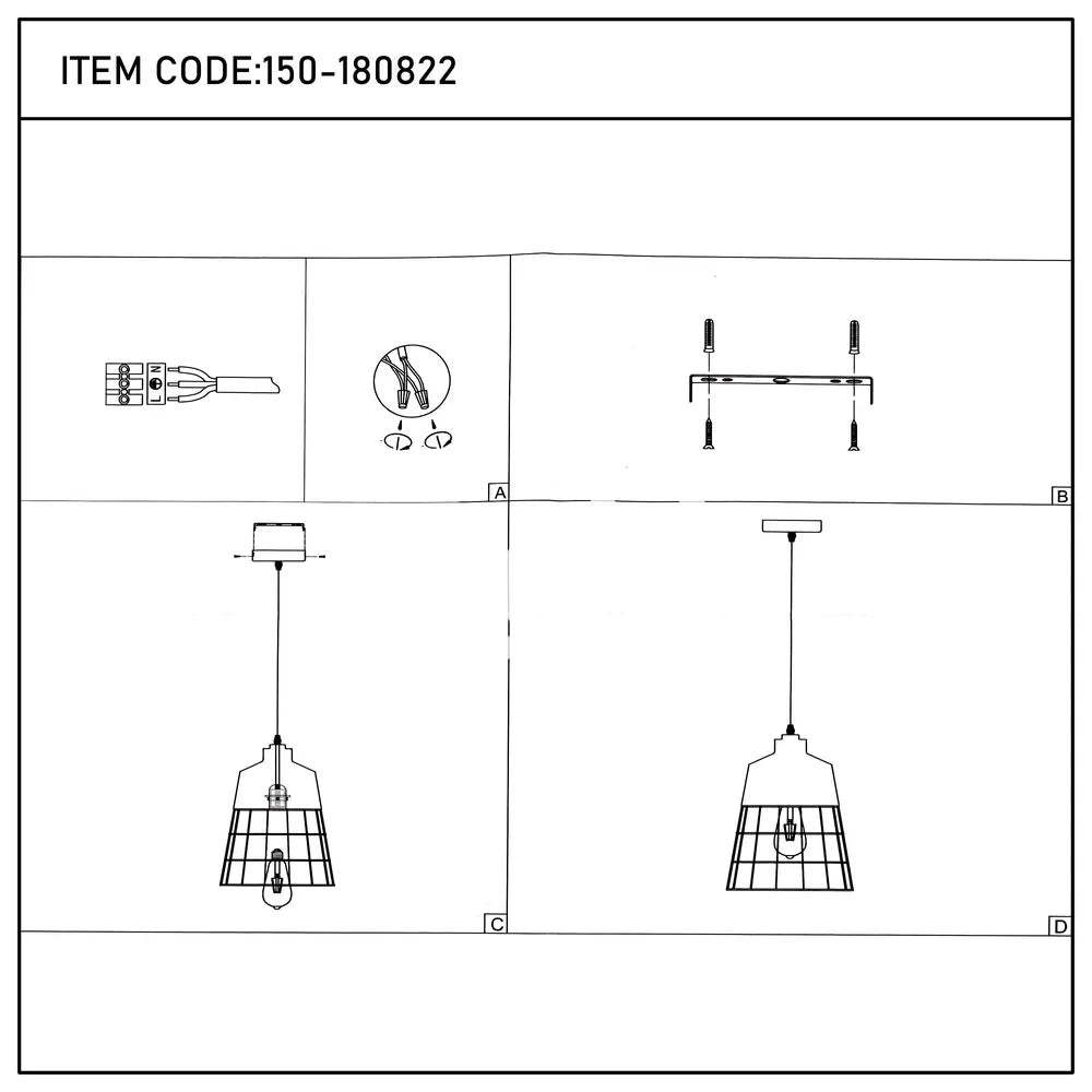 P003C E27 черный+ROSE золотой(ASYA), 150-180822 8