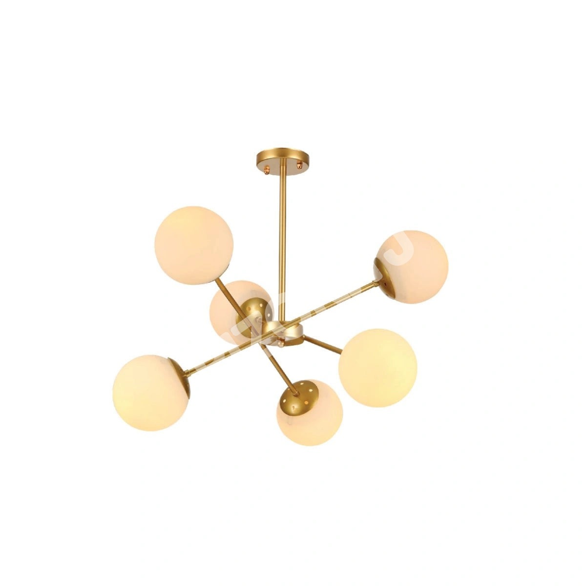 Люстра 52030 6xE27 CHAMPAGNE+золотой, 159-17656
