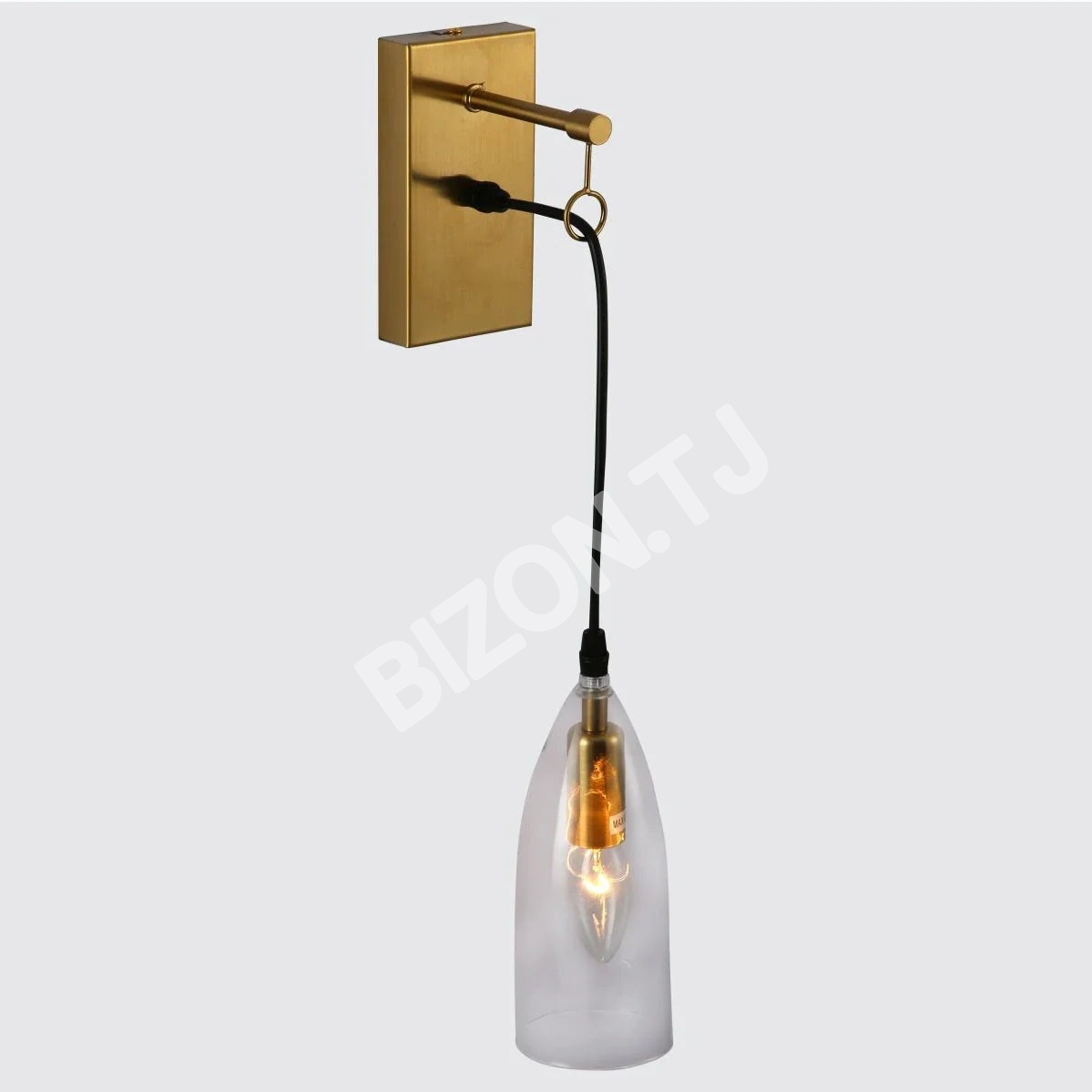 Лампа настенный лампа Snowdrop Clear стекло золотой Meta, 151-19734