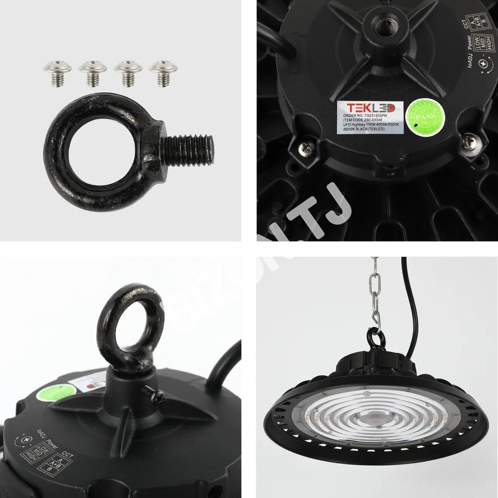 UFO Highbay 200 Вт 3000 К / 4000 К / 6000 К черный, 230-03051 28