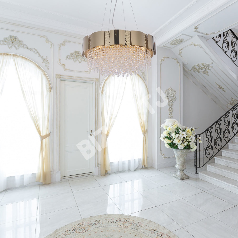 Люстра 1202 E14×12 золотой D800×300, 159-17910 10