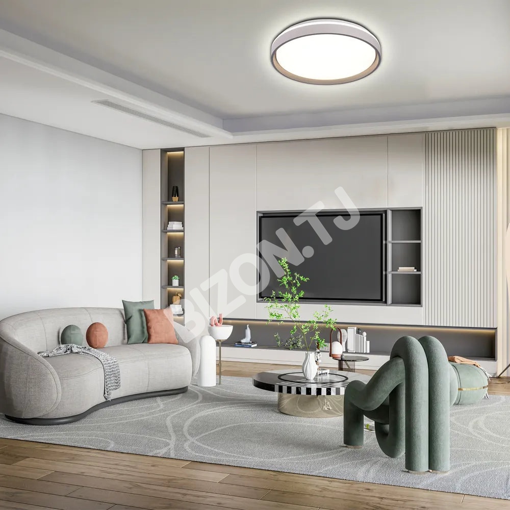 Светильник LED кругл потолочн Светильник SANKIA RD 40Wx2 синий D500, 165-16040 3
