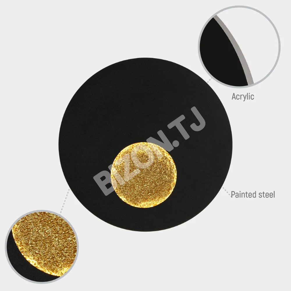 Бра Eclipse Radiance LED настенный светильник черный 4000 К, 151-19795 6