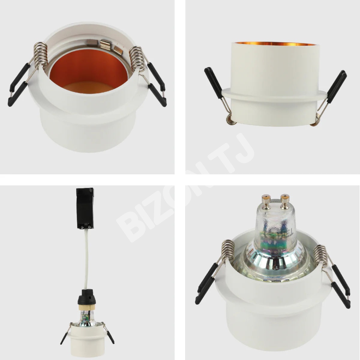 Светильник Aluminium Narrow Beam даунлайт Spotlight белый and золотой, 143-04039 6