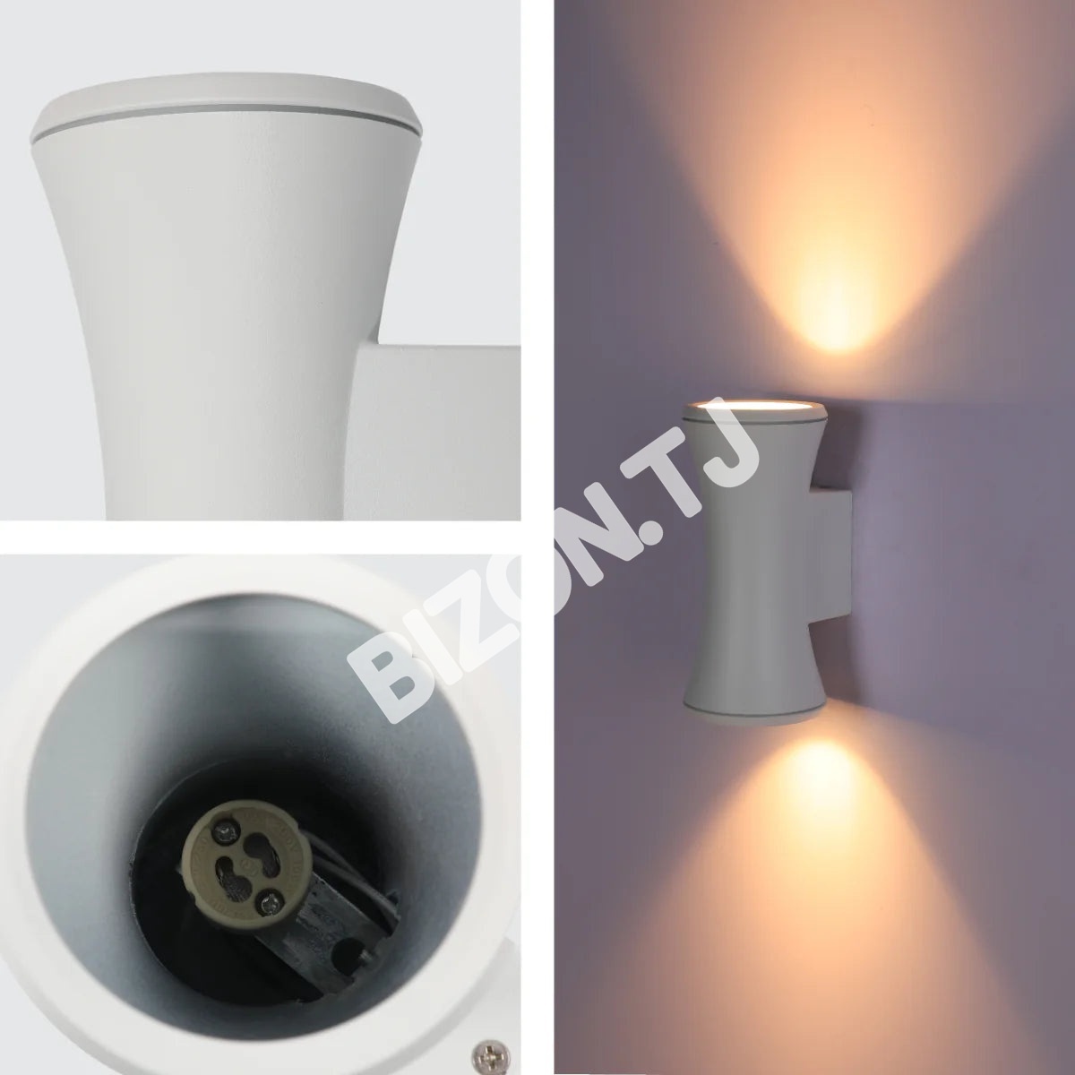 Hourglass Up Down Aluminium уличный настенный светильник FG, 182-03410 15