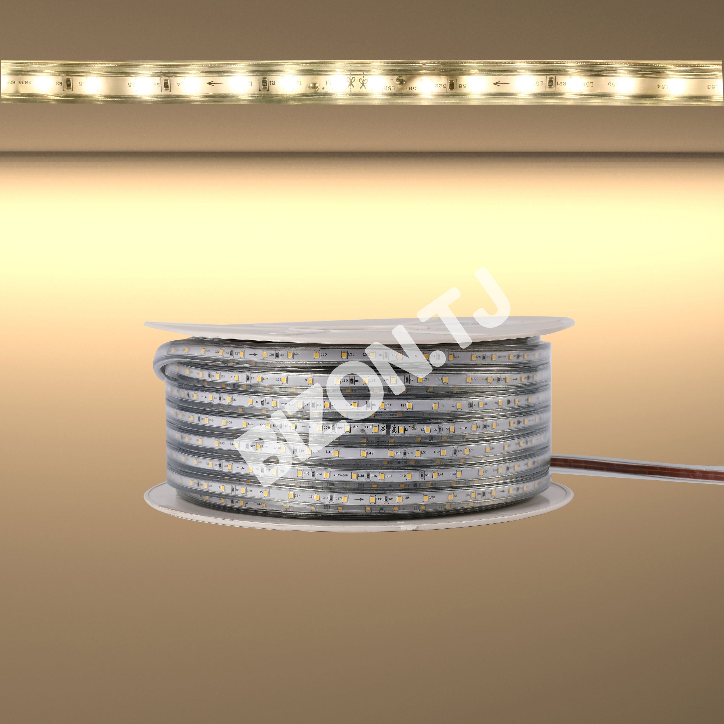 LED lentа 2835 / 60L 220 В оранжевый 7 Вт / M IP6550 м, 582-03271 10
