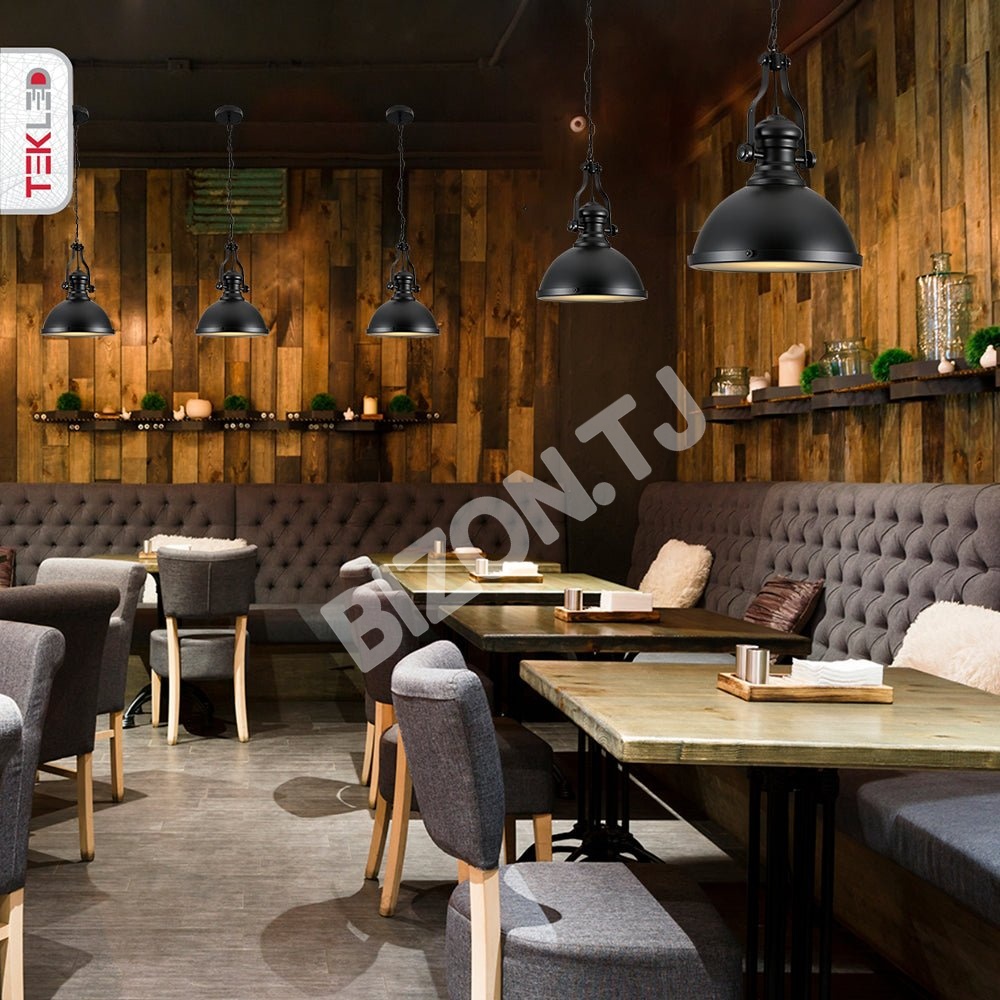 Черный Nautical Industrial Caged Dome Shade стекло металл потолочный подвесной светильник с E27 Fitting, 150-18372 5
