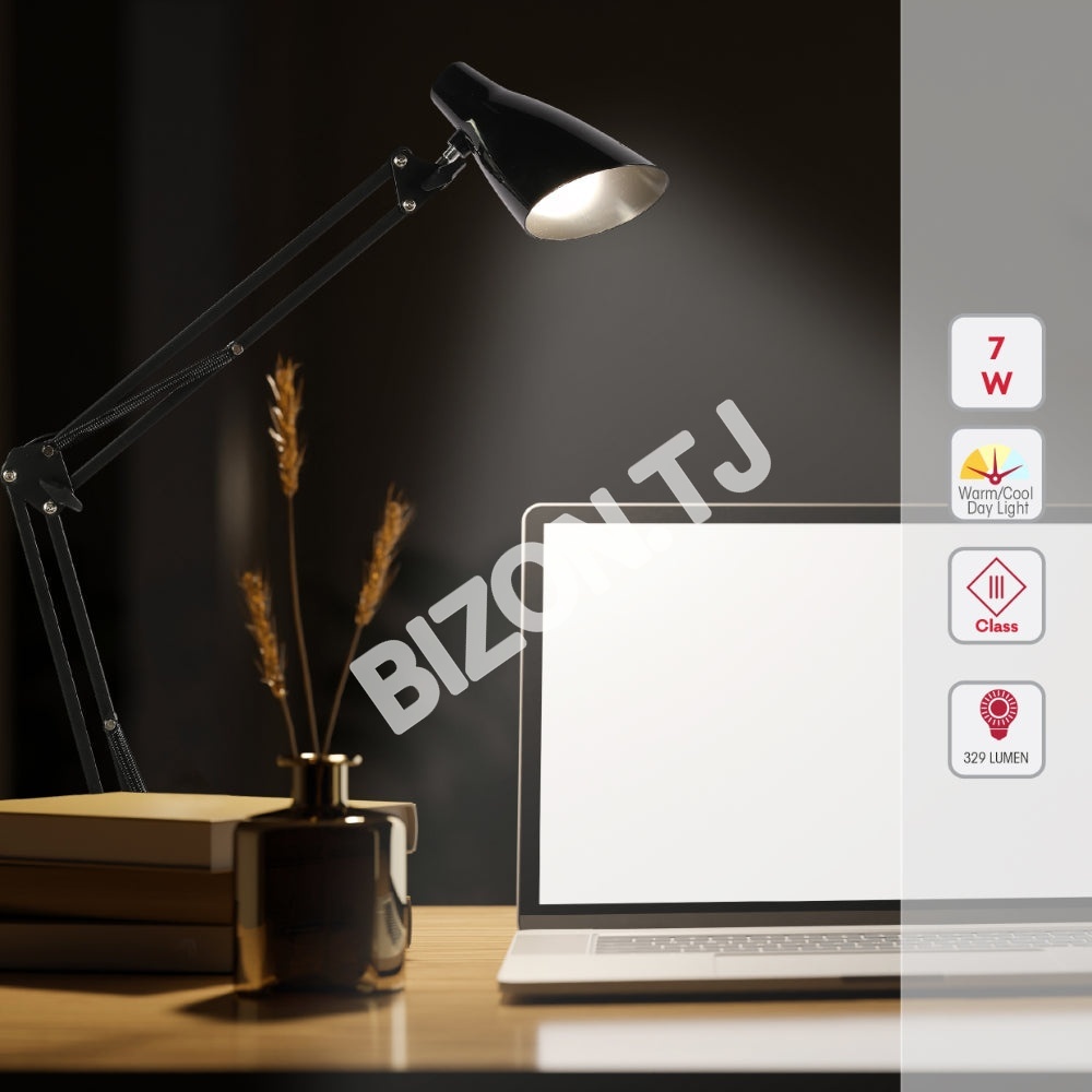 Белый LED Multi-gear Dimming Desk светильник 7 Вт 3000-6000 К, 130-03765 5