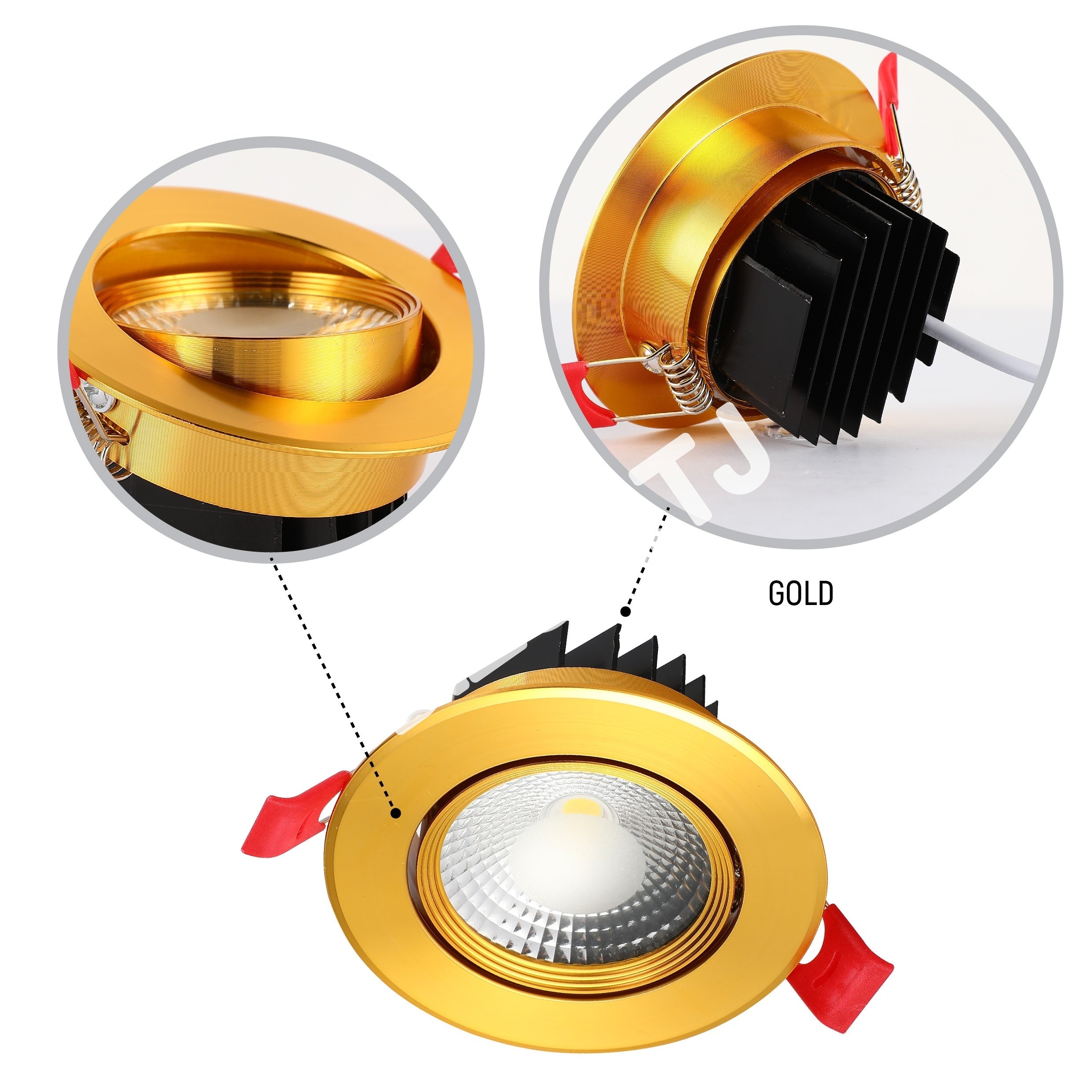 Светильник точечный LED COB 5 Вт сатиновый 6000 К, 145-15106 16