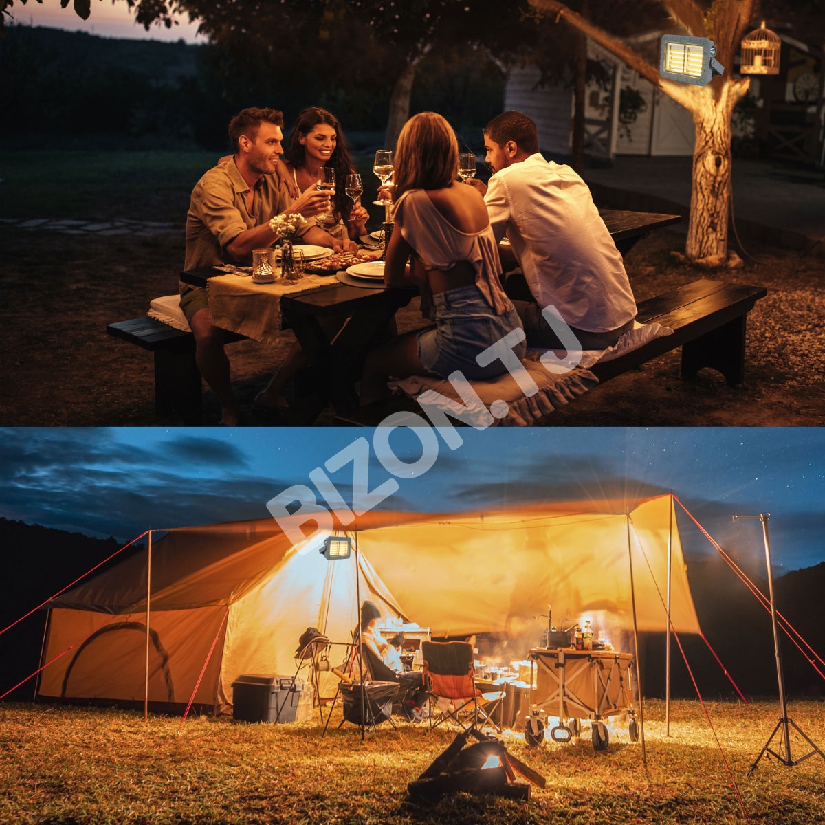 Прожектор LED 150 Вт Rechargeable Flood светильник 3000 К, 224-03350 2