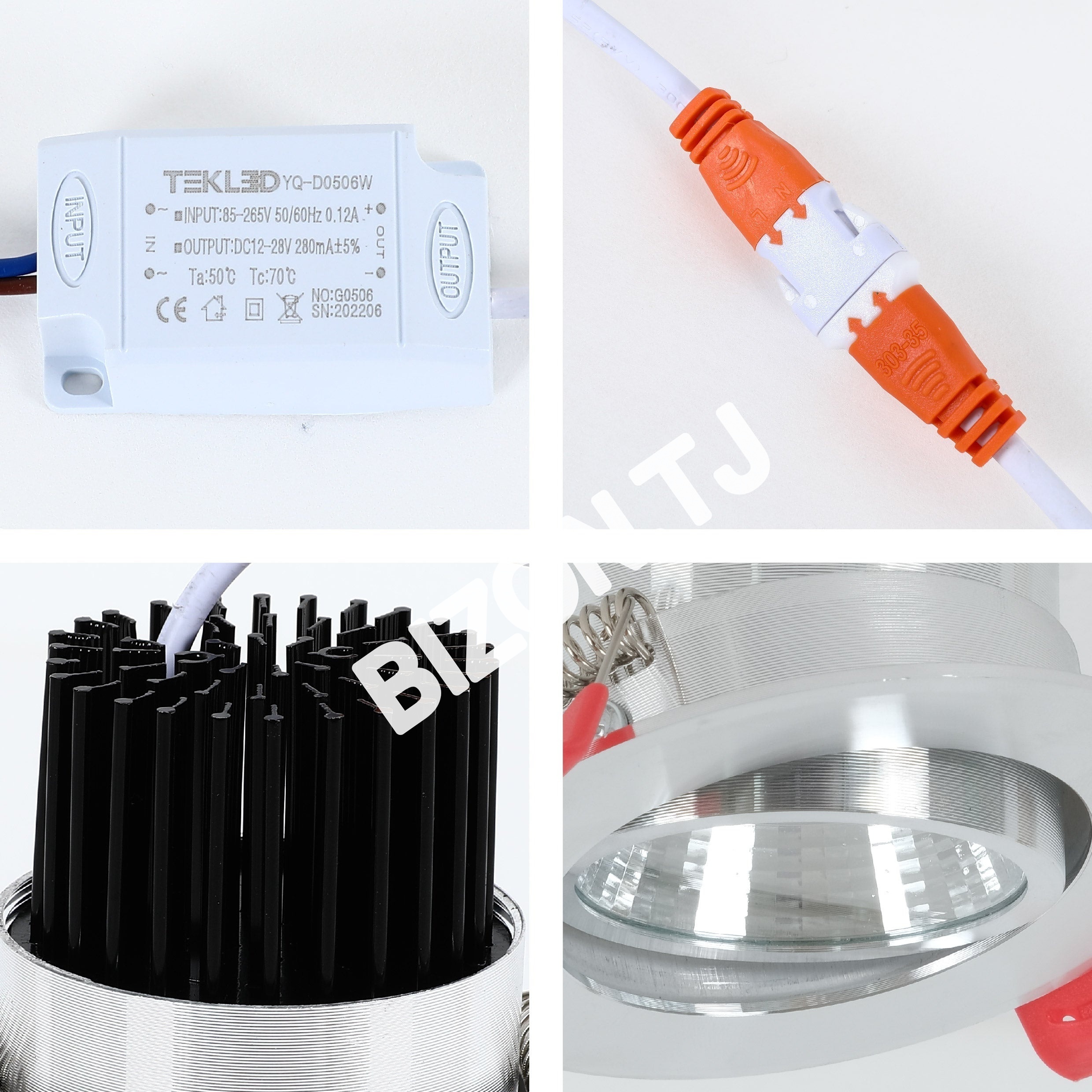 Светильник точечный LED COB 5 Вт 3000 К белый, 145-030010 32