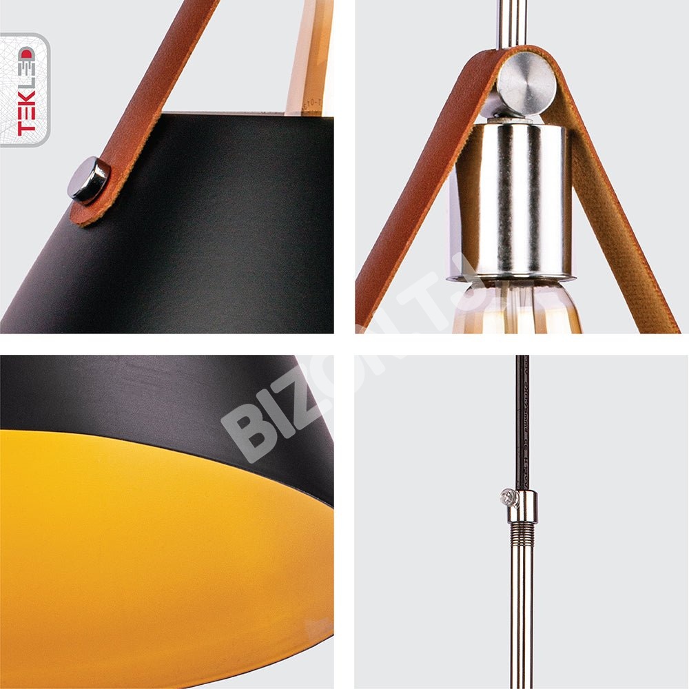 Светильник Подвесной RETRO 1xE27 черный 270mm1, 150-18368 6