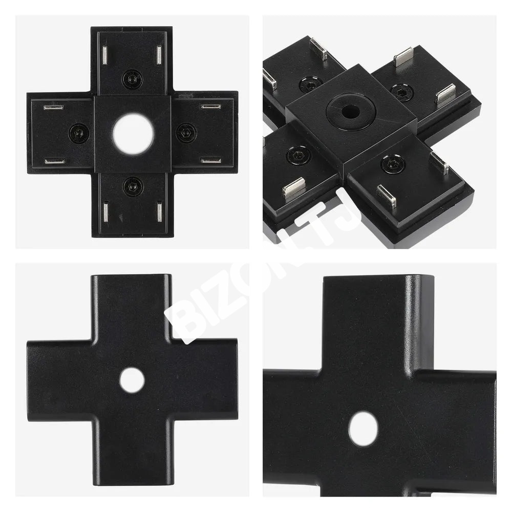 Магнитный SLIM Connector вертикальн. черный трековый (T, 169-03716 19