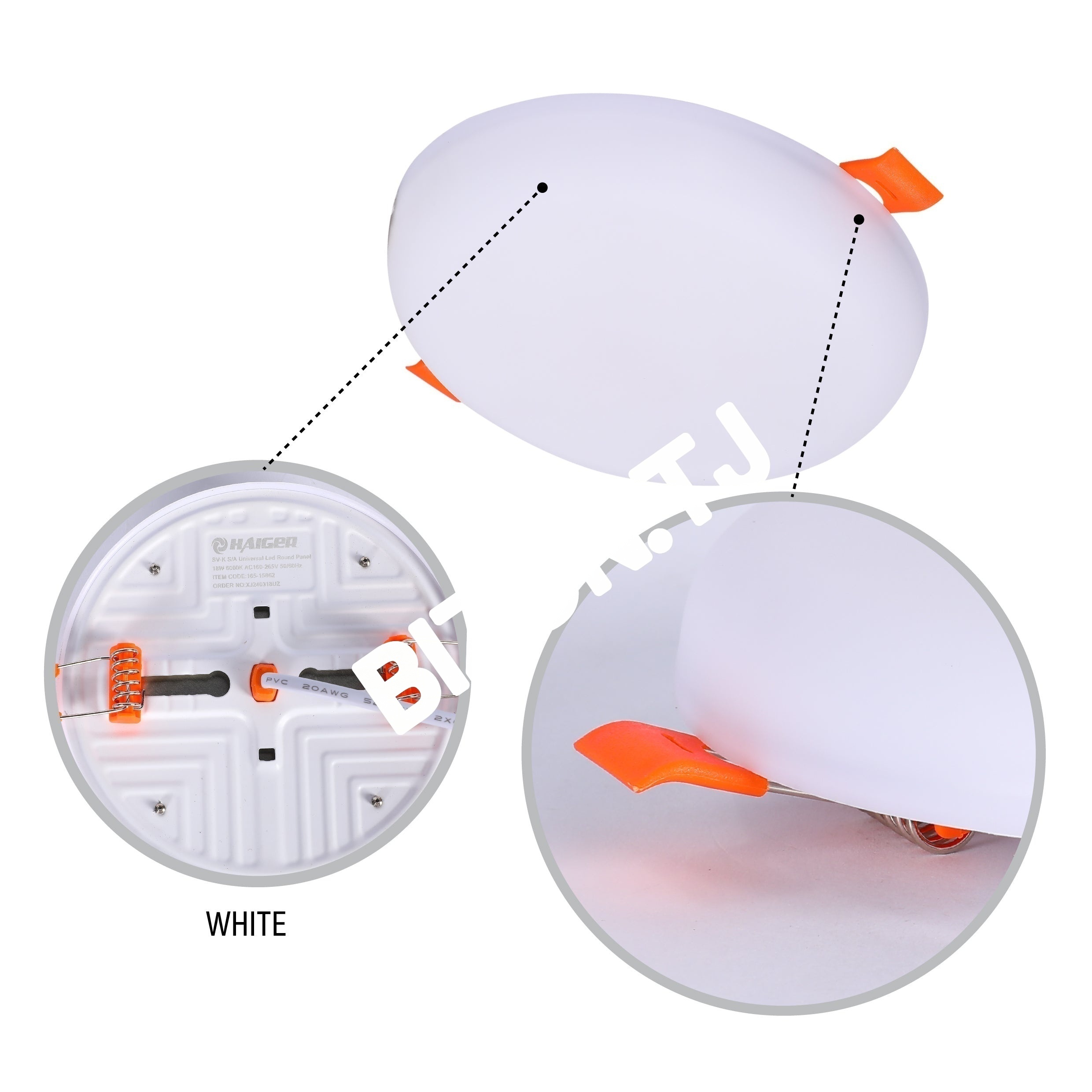 Светильник-панель S / A UNIVERSAL LED круглый панель 18 Вт 6000 К(HG)60, 165-15862 4