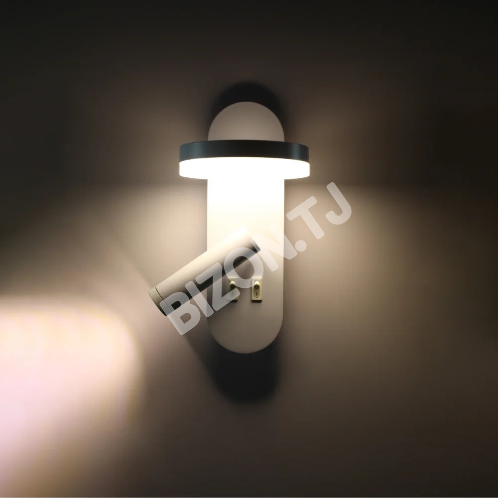 Бра Lunar Halo Bedside Reading LED настенный светильник белый 4000 К, 151-19797 3