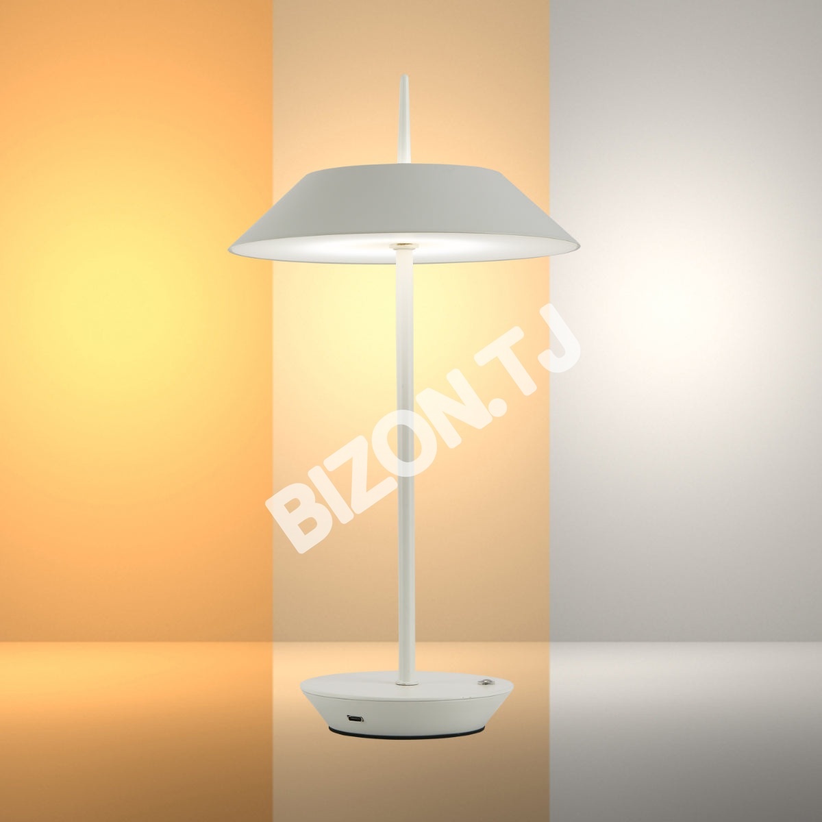 Светильник настольный SCANDINAVIAN 08 LED металл D200H365 белый, 130-03690 9