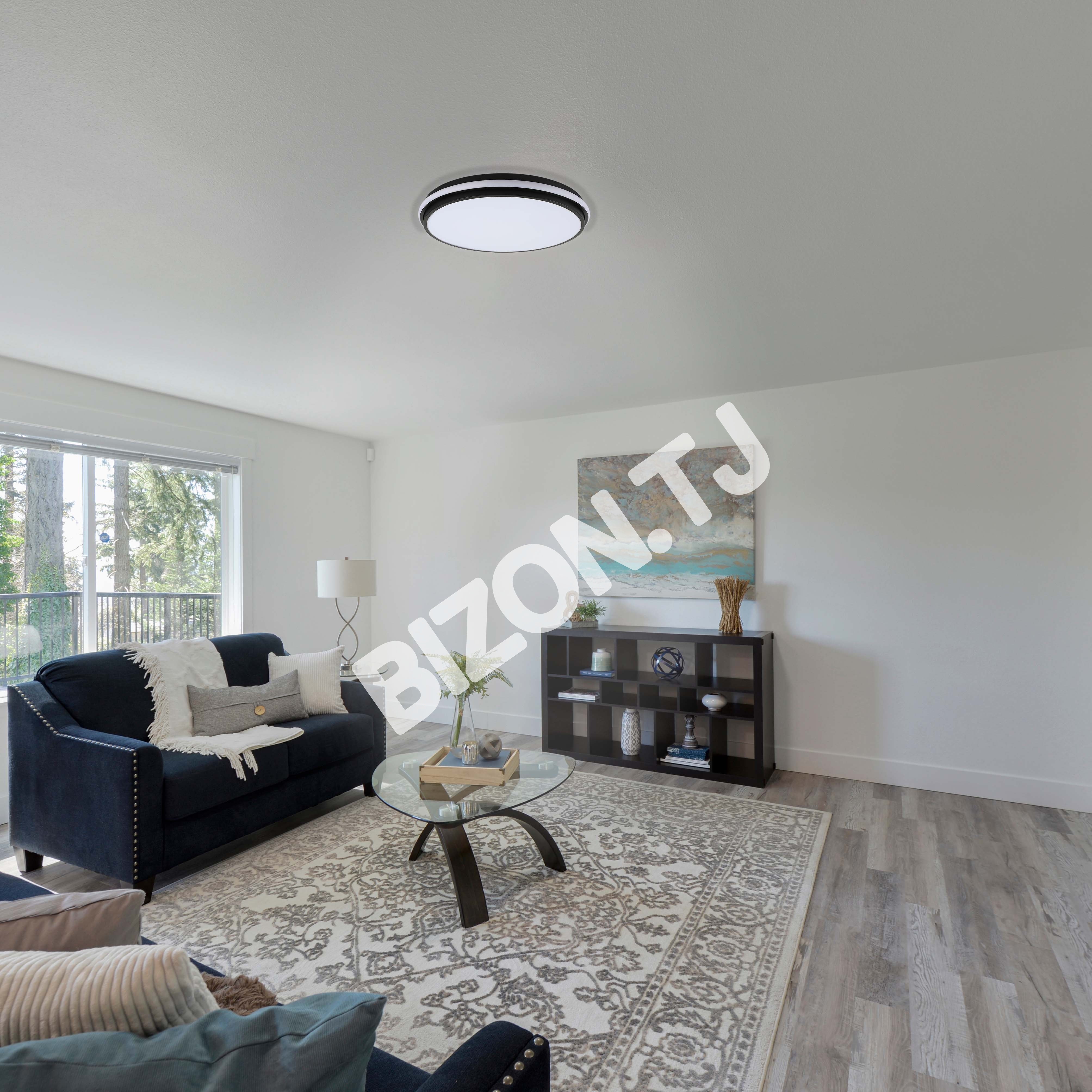 LED круглый 36 Вт черный белый D500 3CCT, 154-17342 2