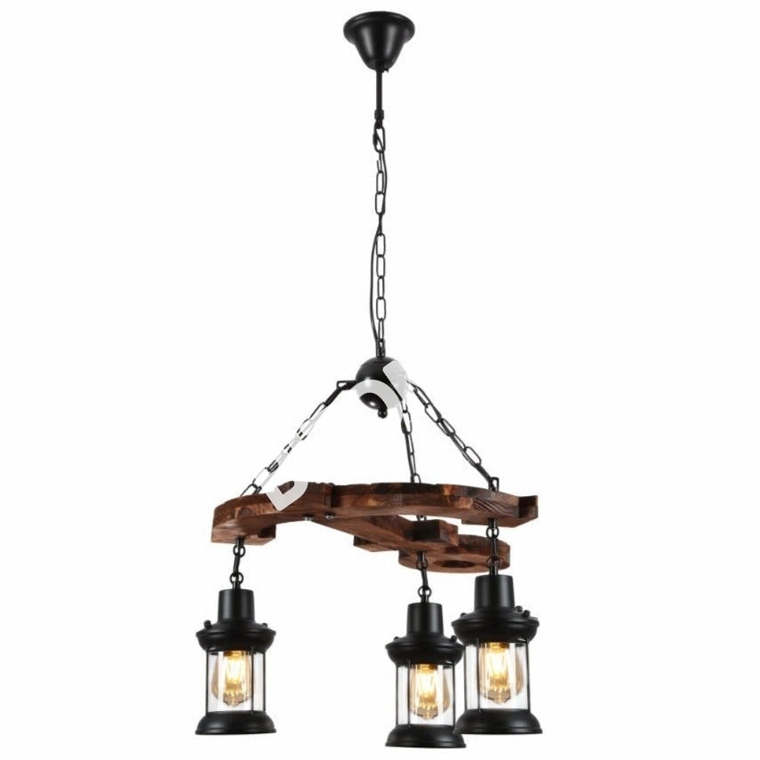 Люстра Old дерево Guitar 6 Lamps island потолочный Chandelier светильник с E27, 158-17872 3