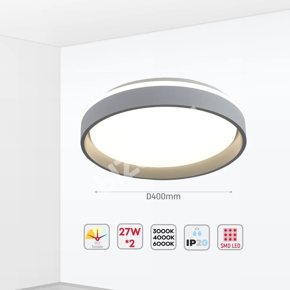 Светильник LED квадрат потолочн Светильник SANKIA 80Wx2 синий 950×65, 165-16039 5