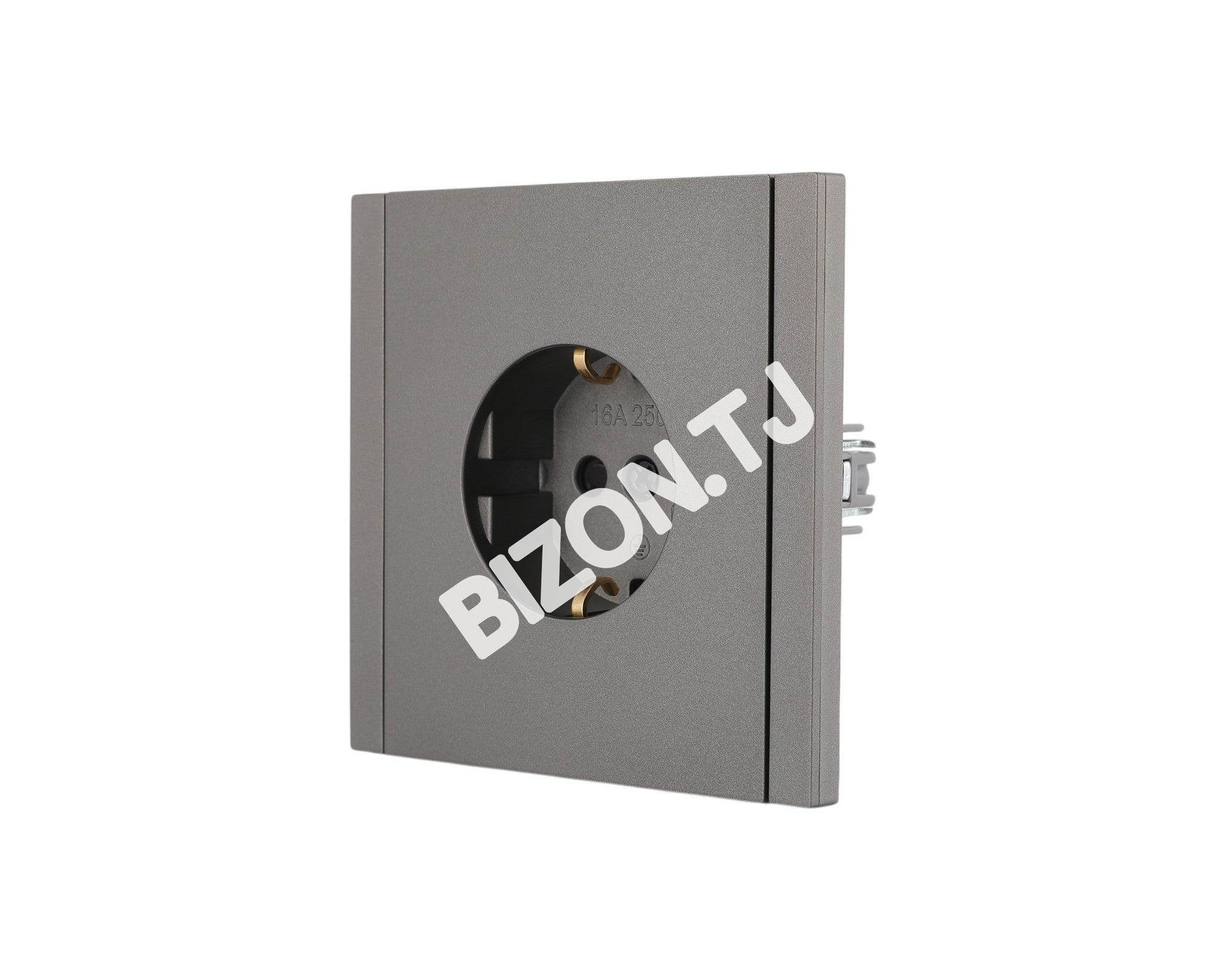 Розетка SCHUKO с / з, с / у, Черная, серия NIZMO, ELECTRIC 120 / 10, 283-03512 12