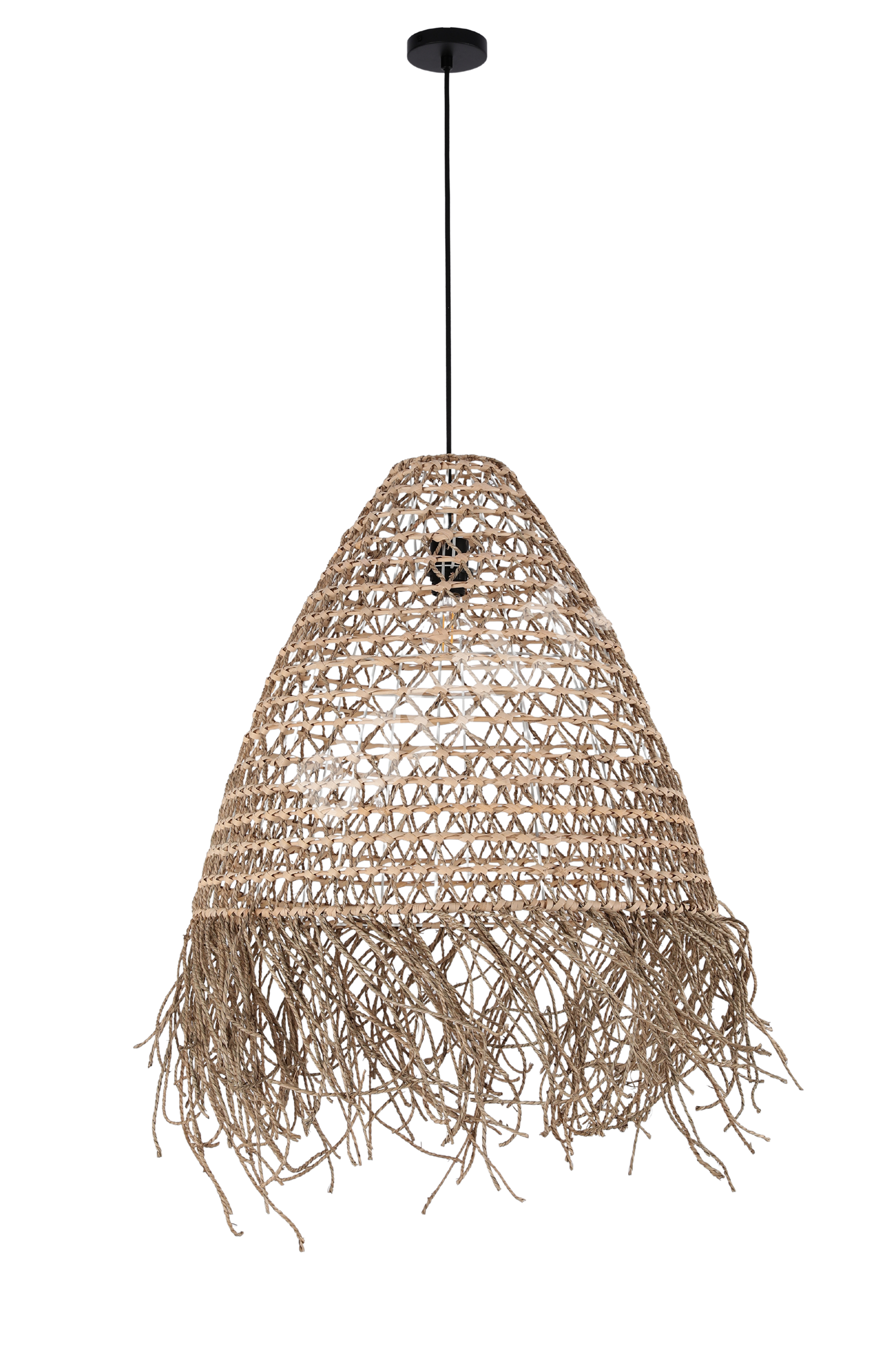 Люстра HX2479A 1xE27 Seagrass Lampshade, 159-18568