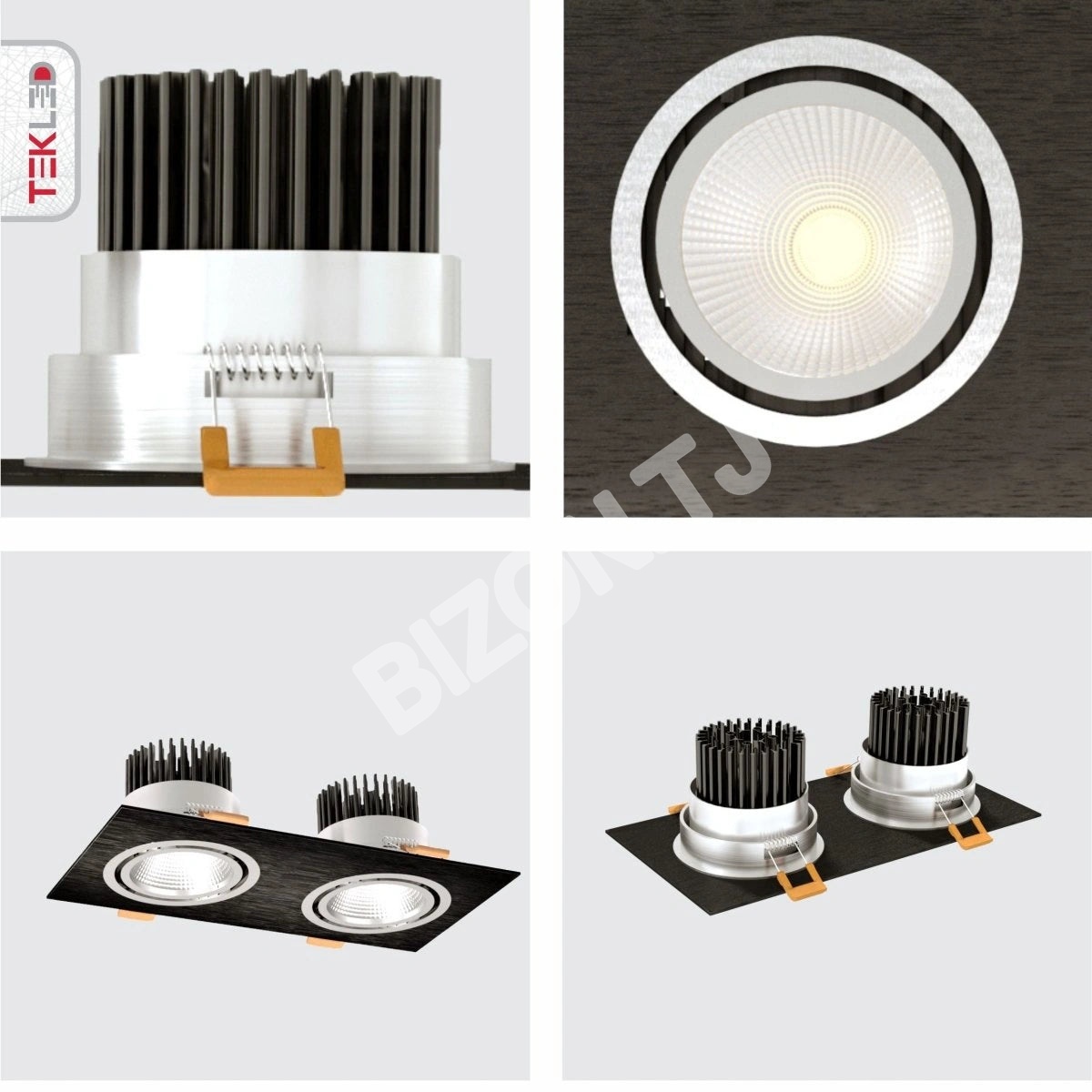 Светильник LED OC003B 2×5 Вт 3000 К черный UK IP20 3, 165-0332791 17