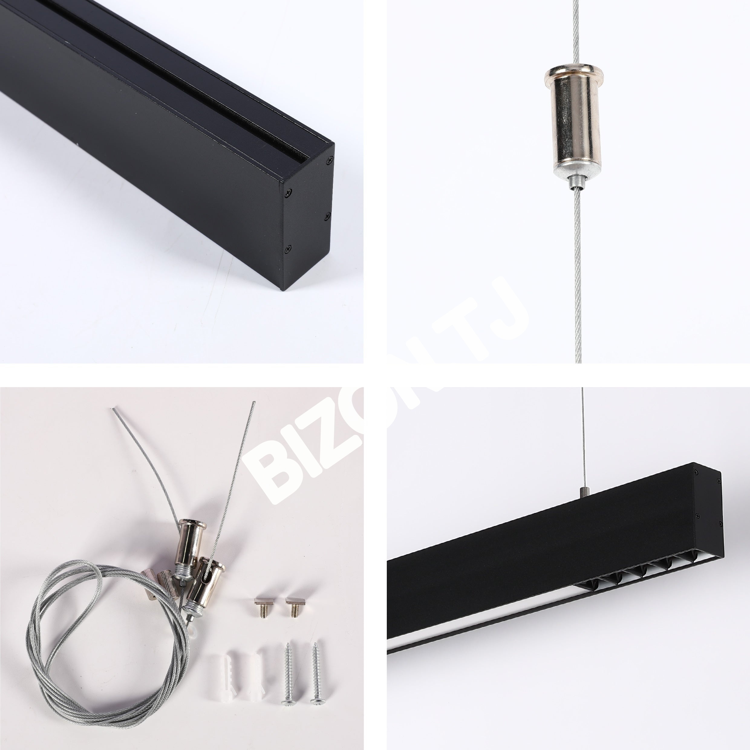 Светильник подвесной LED AGENA 36W4000 К черный 119.4sm10, 114-03020 5