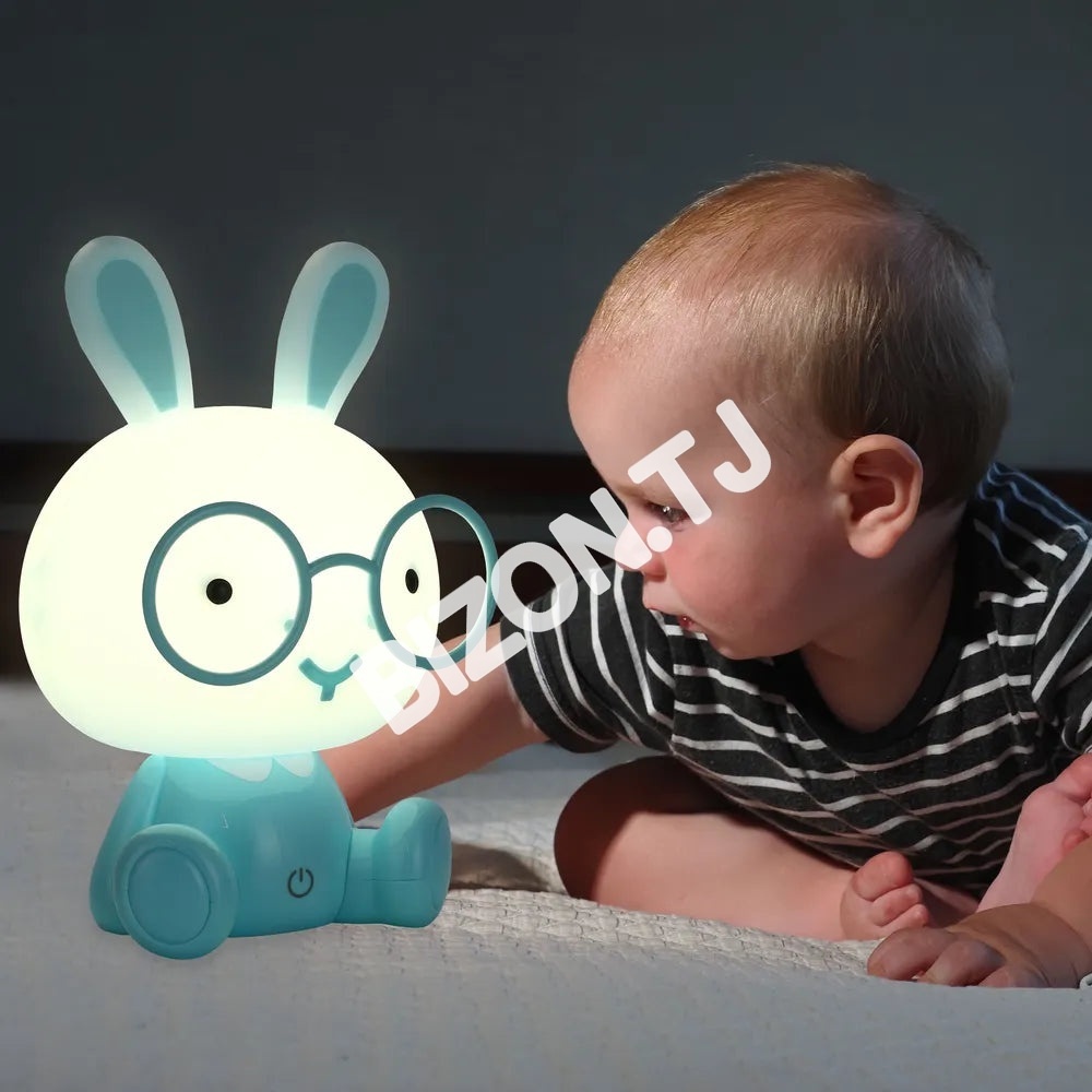 Лампа синий USB Touch Control LED Bunny Rabbit лампа 3 Вт 4000 К, 130-03780 3