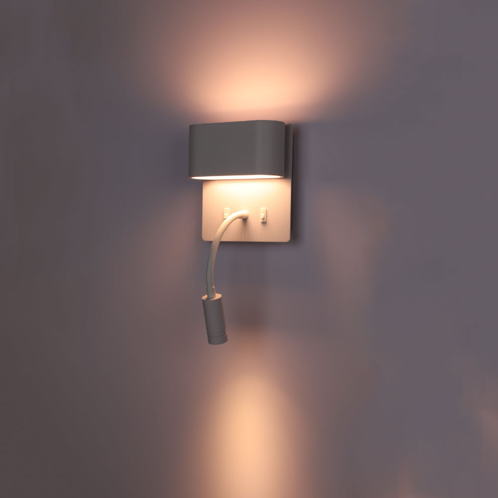 Бра Dual-Source LED настенный Sconce с Adjustable Goosen, 182-03430 12