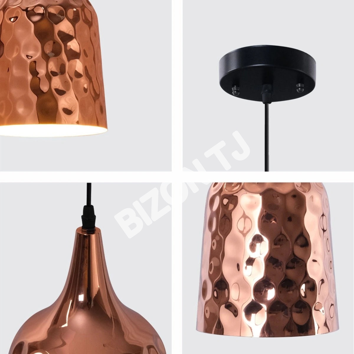 Светильник медь металл золотой Hammered Large Dome подвесной потолочный светильник с E27, 150-17812 7