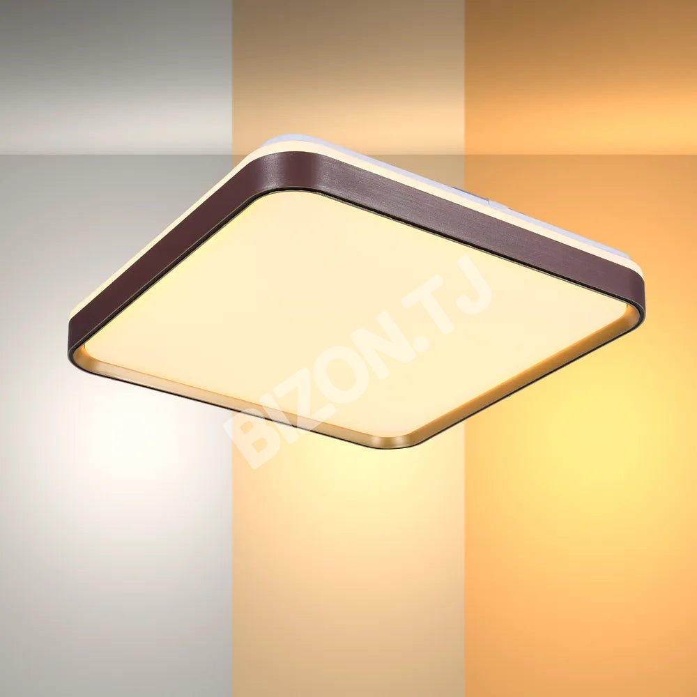 Светильник LED потолоч квадрат Светильник LUCE-700 36Wx2 фиолетовый Gol, 165-16014
