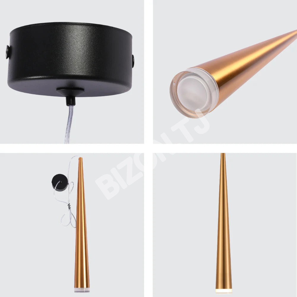 Светильник SY1116 GU10 ACRYLIC золотой 60×495, 172-03162 7