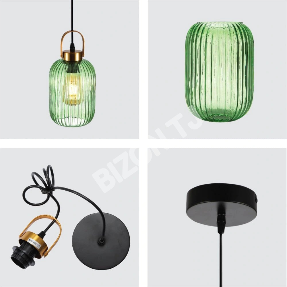 Светильник podv MINT D150 1xE27 EMERALD GREEN1s, 150-18704 5