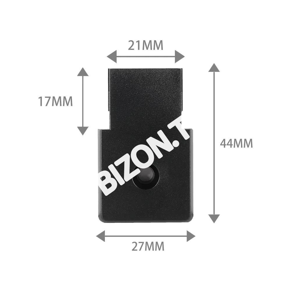 Магнитный SLIM Connector вертикальн. черный трековый (T, 169-03716 10