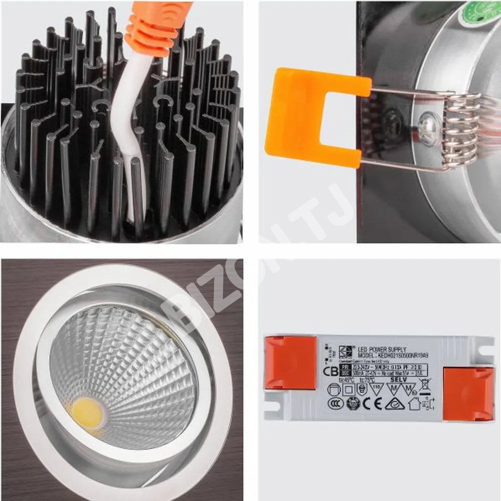 Светильник LED OC002B 2×5 Вт 3000 К черный 100-265V50, 165-033252 7