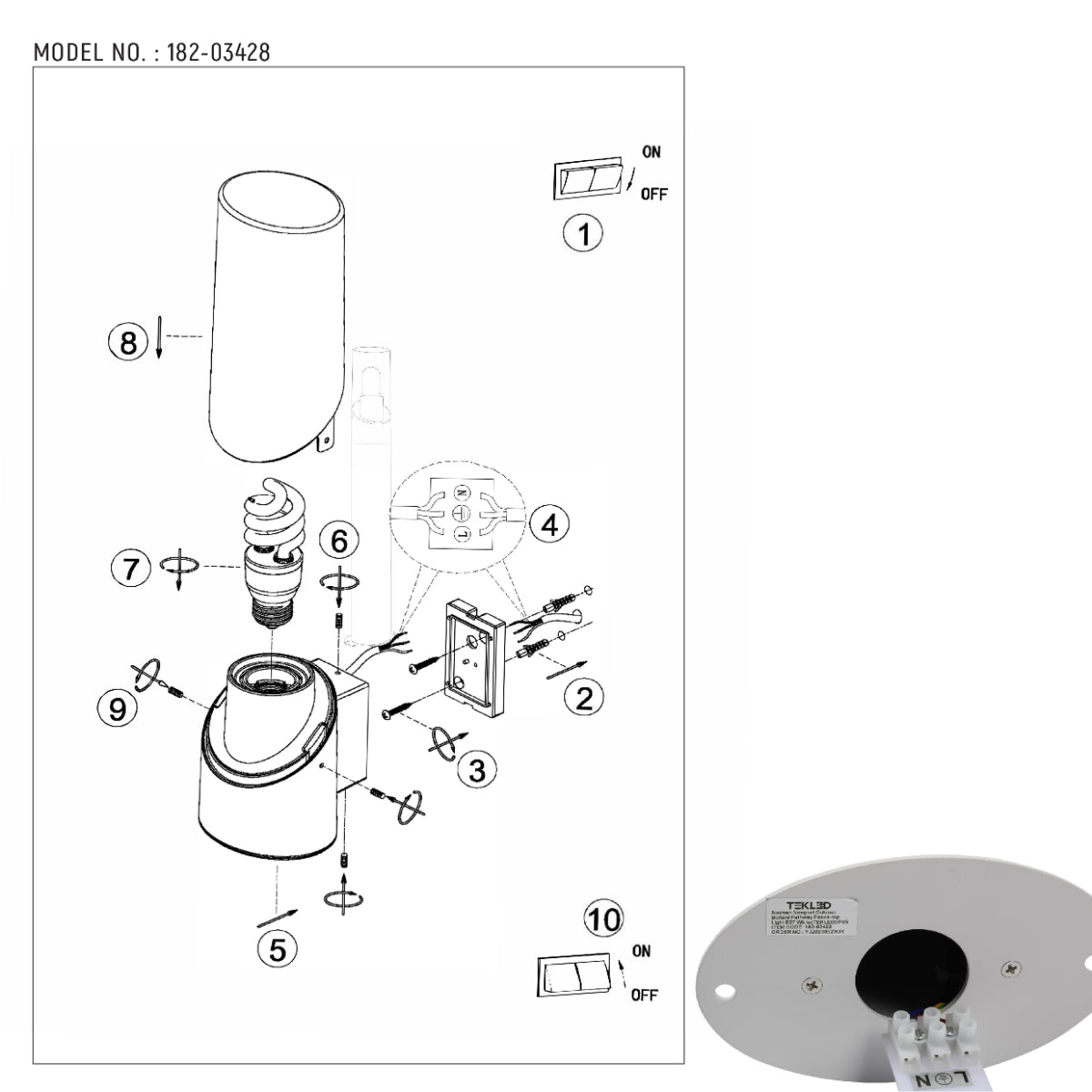Norman Newport уличный Bollard Pathway Fence-top L, 182-03428 7