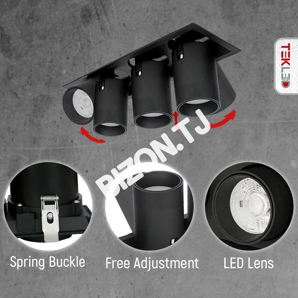 Светильник даунлайт LED DURBUN 2*10 Вт 4000 К WH 12, 165-03942 19
