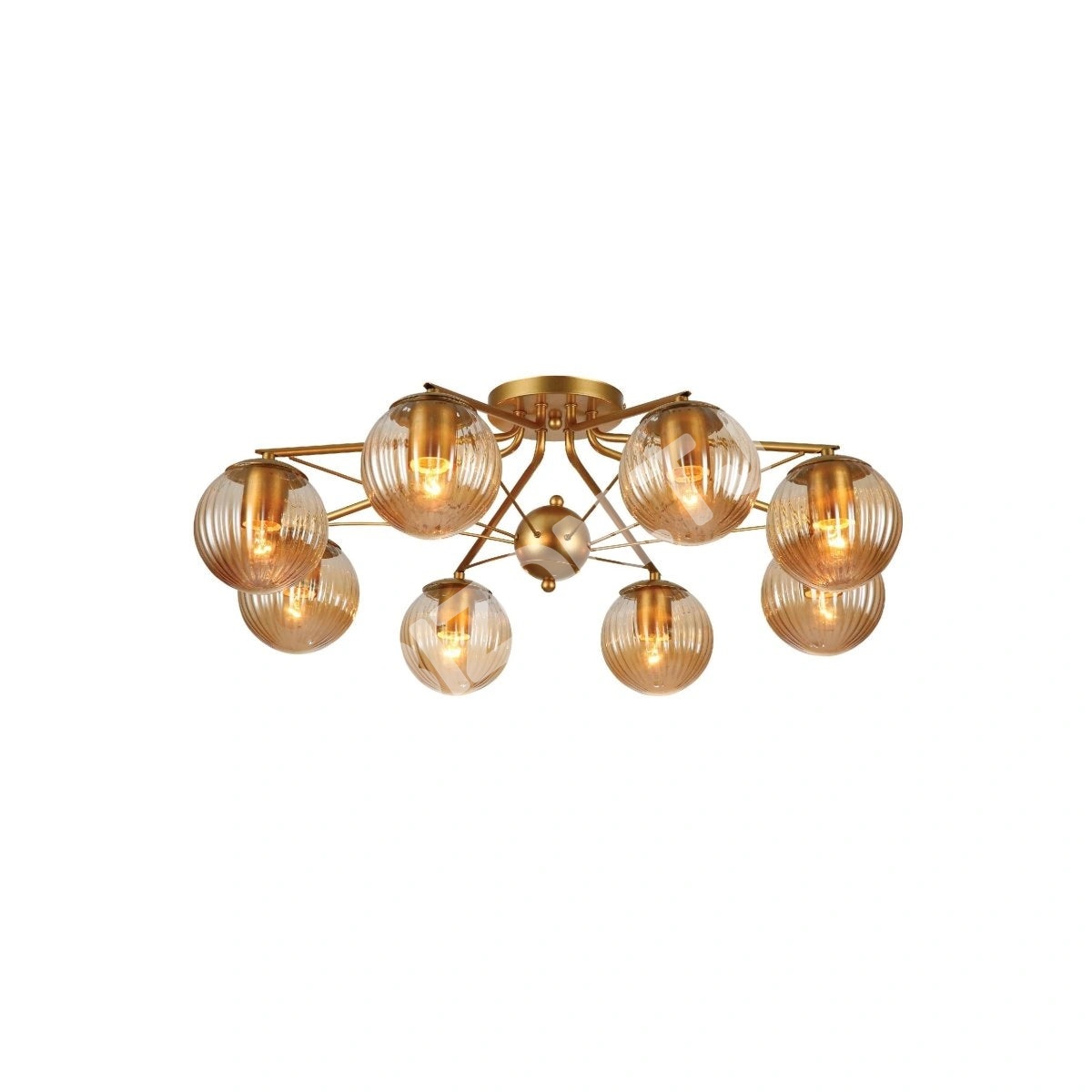 Люстра 52033 5xE27 CHAMPAGNE+золотой, 159-17680 3