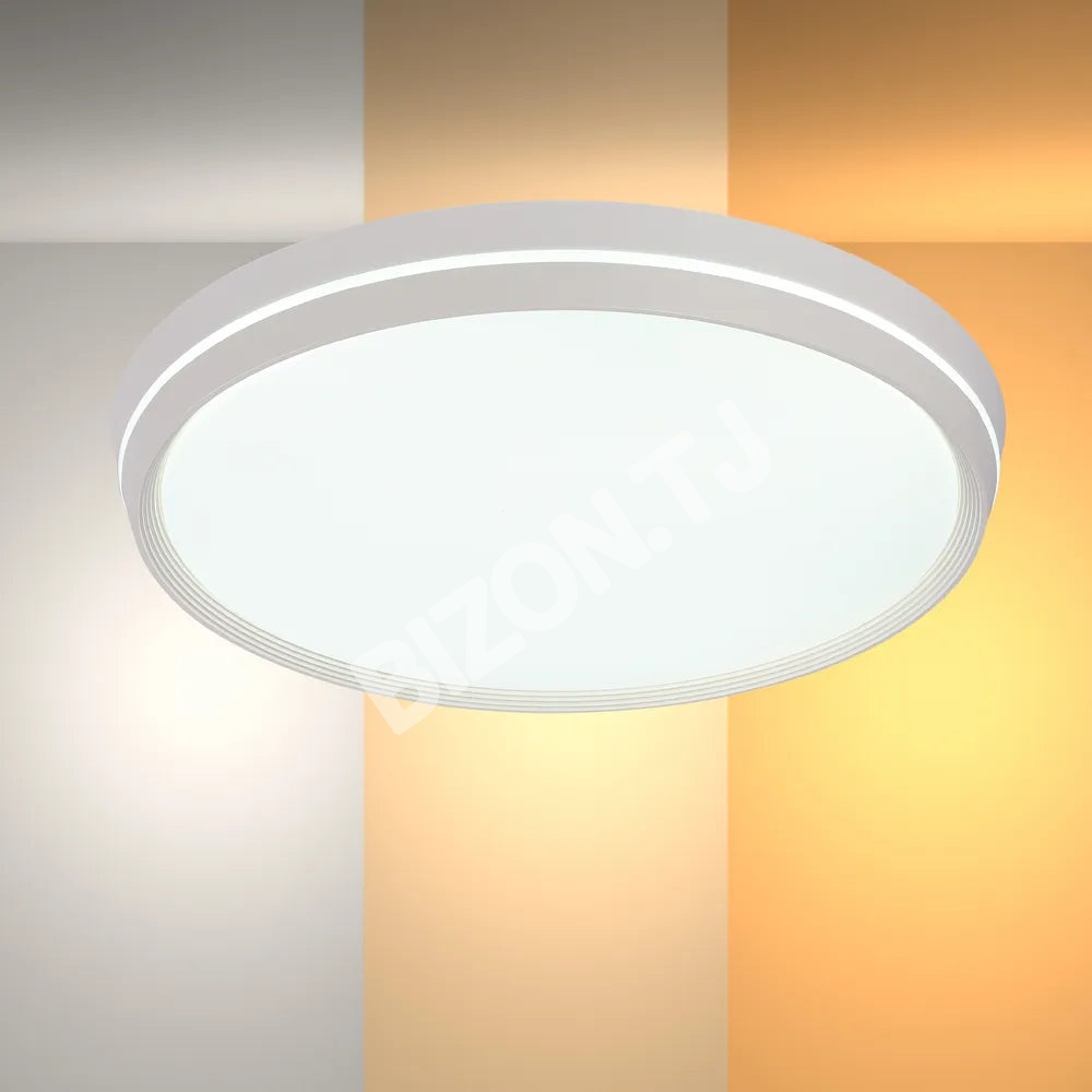 Светильник LED потолочный Светильник EGLO 40Wx2 белый D500 6000 К / 40, 165-16029