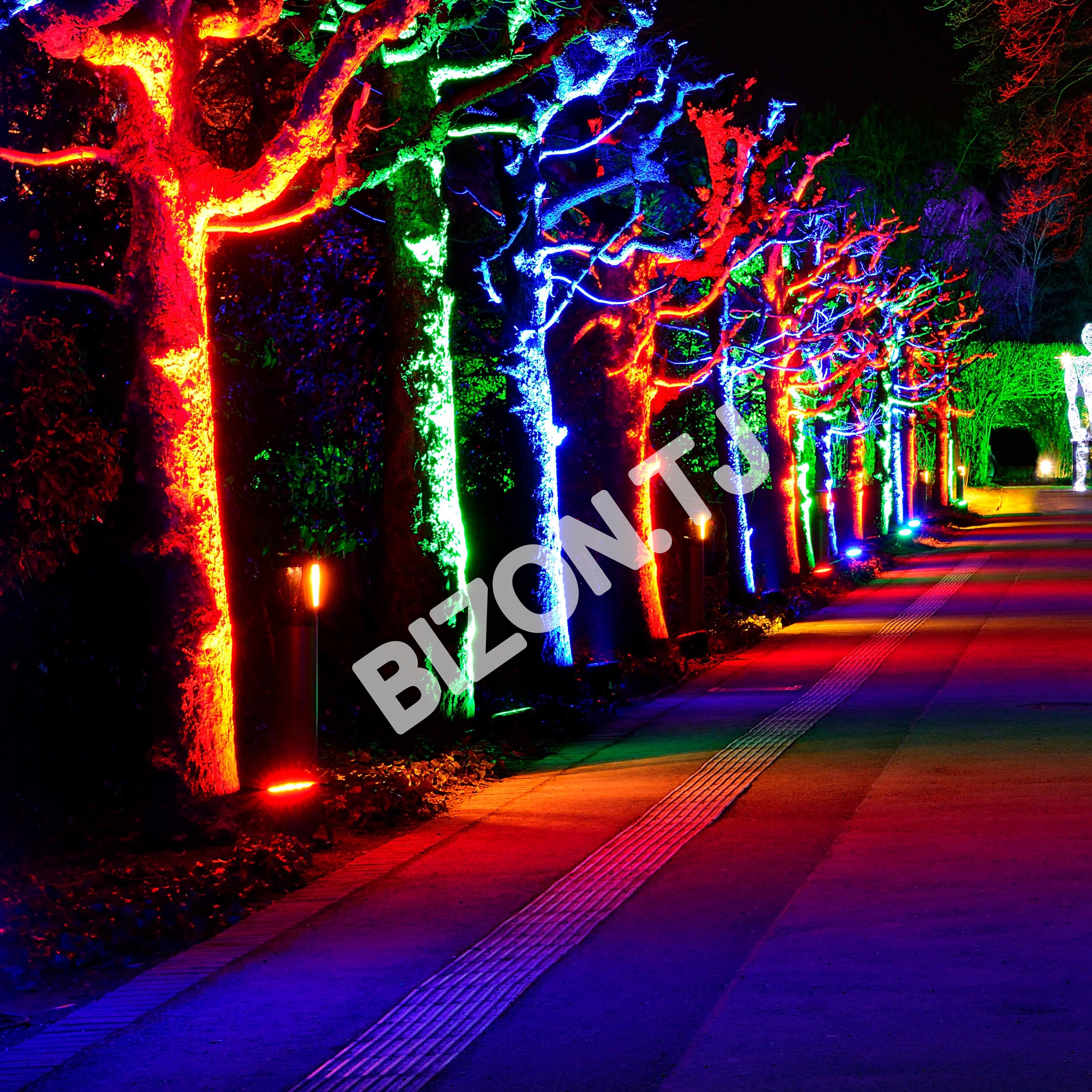 Прожектор LED DOB 50 Вт RGB черный IP65, 224-152838 3