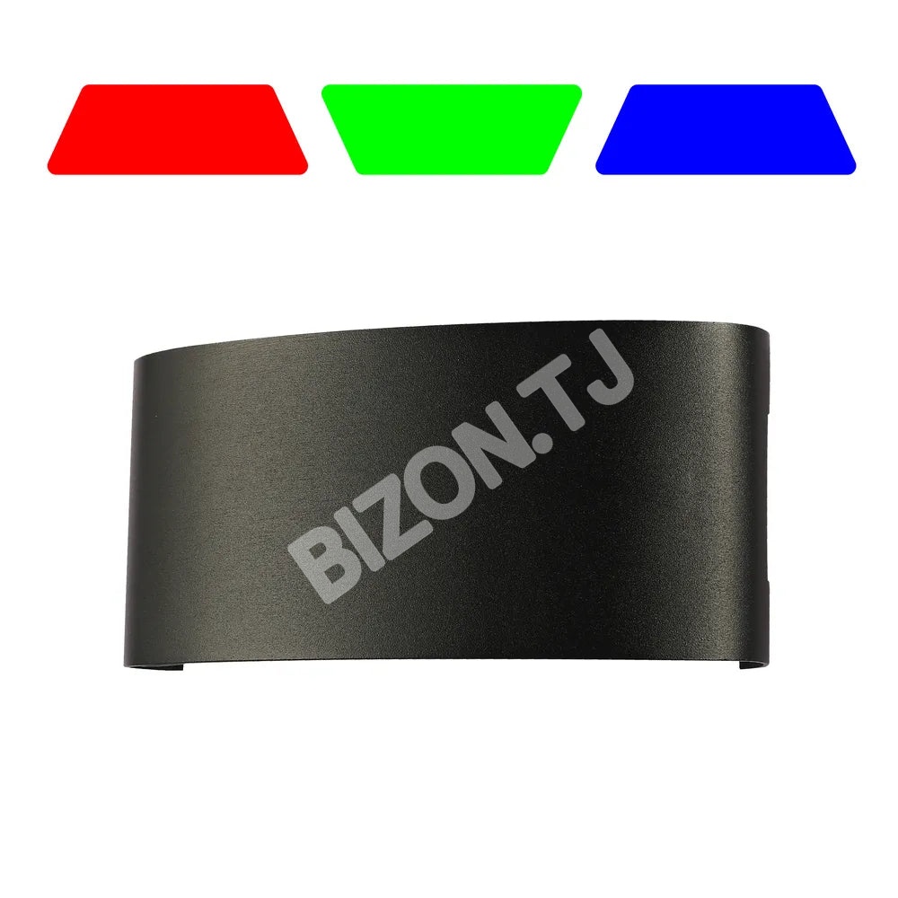 Светильник B2327 6×3 Вт черный RGB, 182-03316