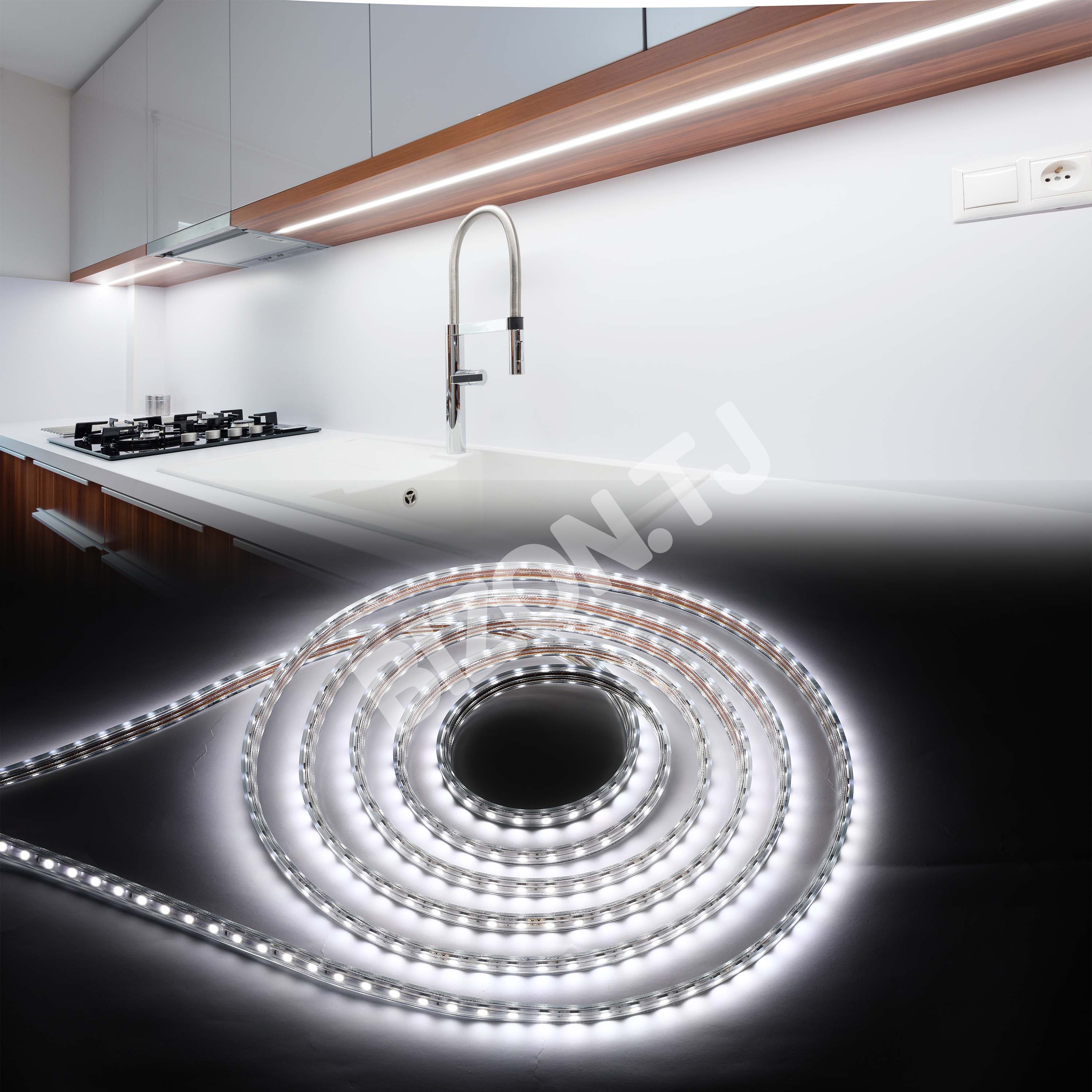 LED lenta 5050 / 60 220 В белый 6.5 Вт / m. IP65 (TD) 50 м, 582-03260 3