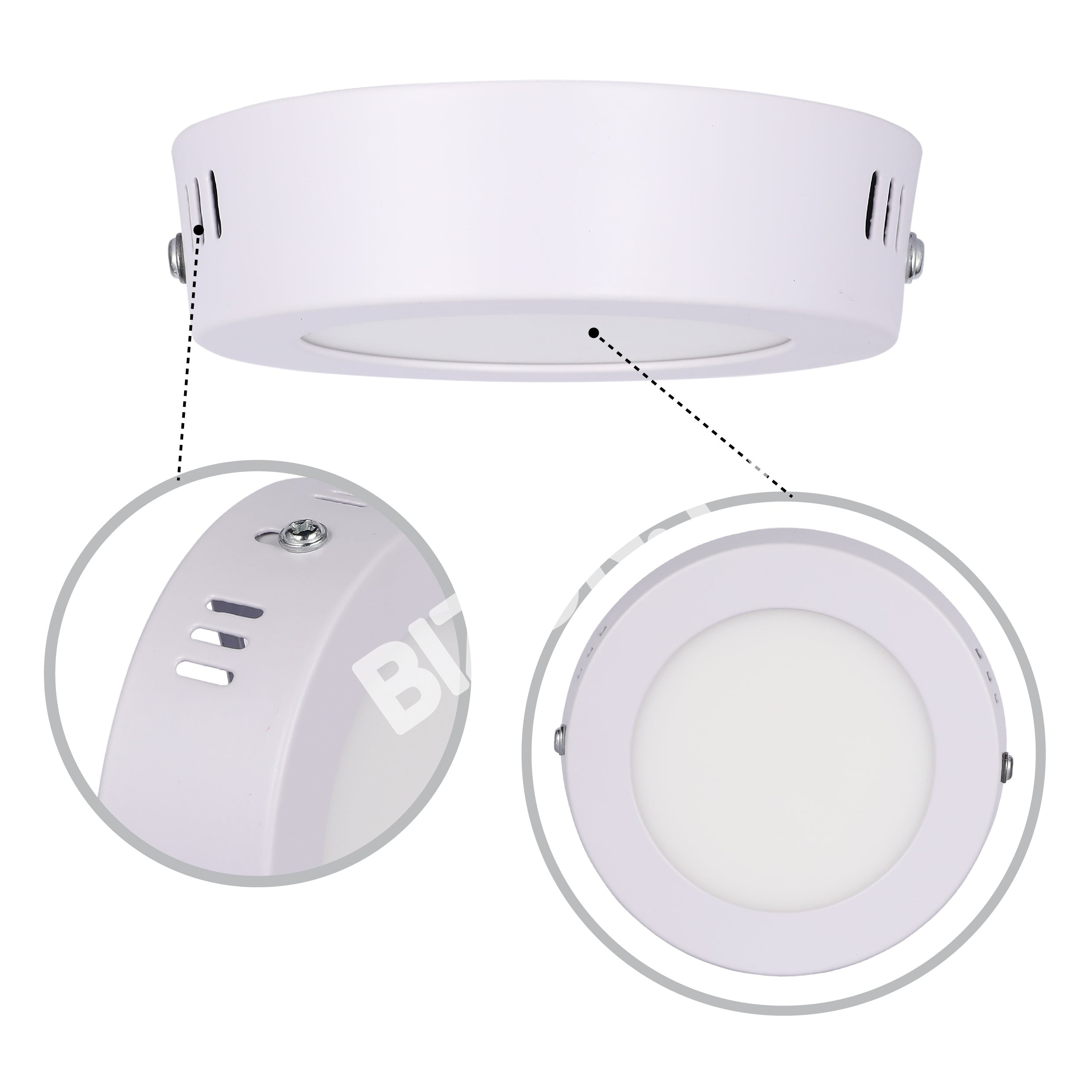 Светильник-панель PL LED круглый панель 12 Вт S / U 4000K30, 165-03951 16