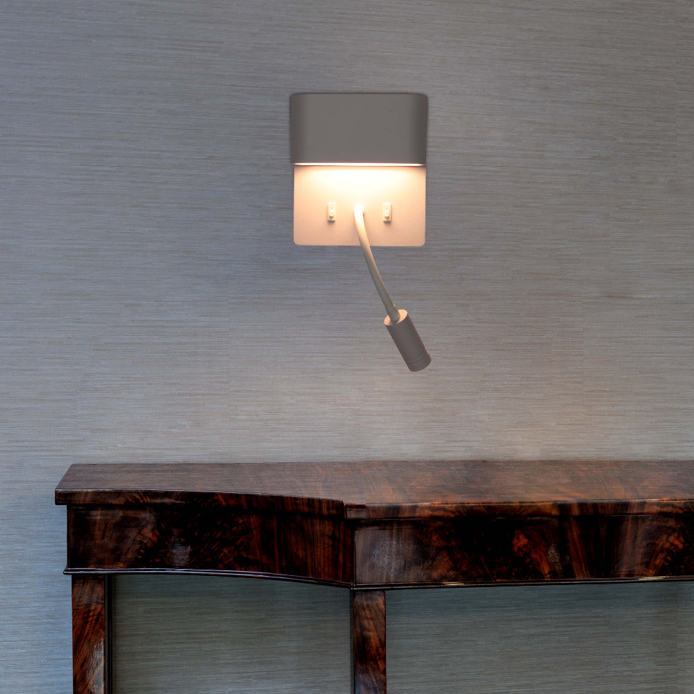 Бра Dual-Source LED настенный Sconce с Adjustable Goosen, 182-03430 10