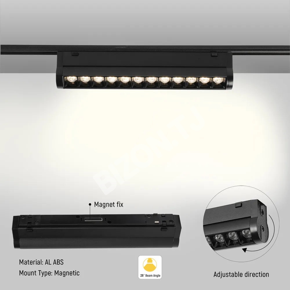 Светильник LED магнитный Adjustable 12 Вт 48 В 4000 К (Регули, 169-03106 7