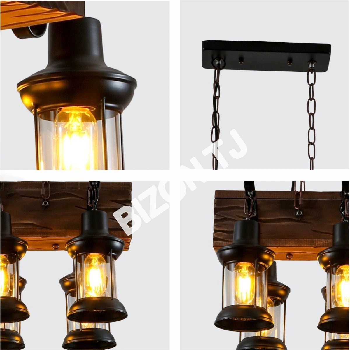 Люстра Old дерево Guitar 6 Lamps island потолочный Chandelier светильник с E27, 158-17872 26
