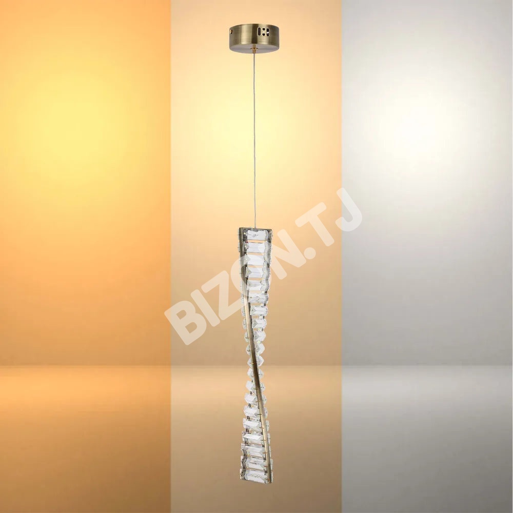 Люстра LED 7405 9 Вт золотой 3CCT, 159-18162
